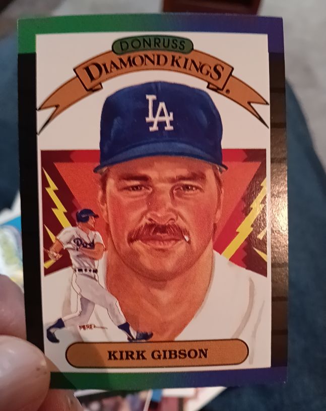 1988 Donruss Diamond Kings #15 Kirk Gibson — front