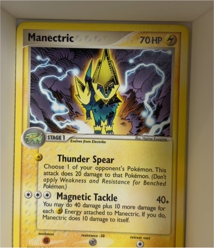 2005 Pokemon EX Deoxys #38 Manectric — front