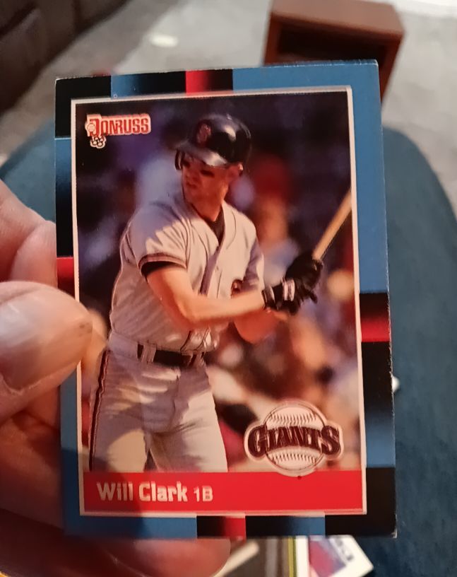 1988 Donruss #204 Will Clark — front