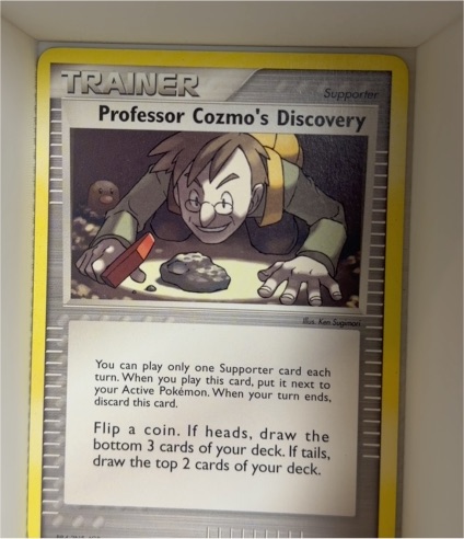 2005 Pokemon EX Deoxys #90 Professor Cozmo's Discovery — front