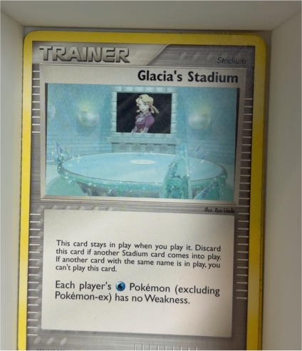 2007 Pokemon EX Power Keepers #76 Glacia's Stadium — front