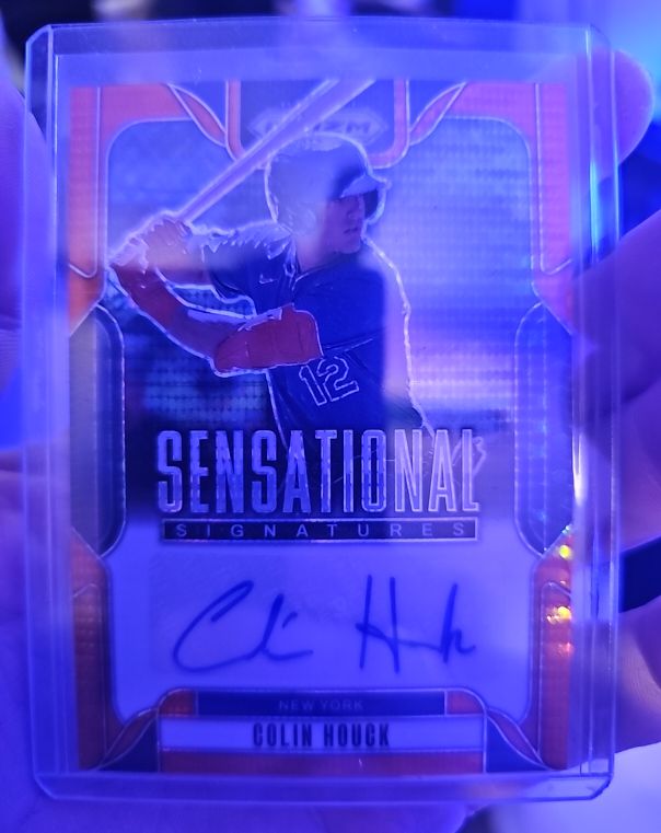 2025 Panini Prizm #SS-CH Colin Houck Sensational Signatures Auto — front