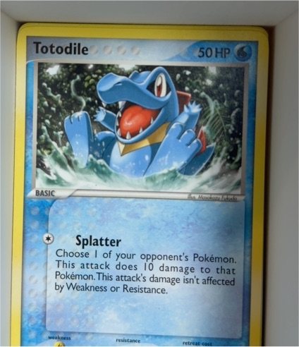 2005 Pokémon EX Unseen Forces #78 Totodile — front