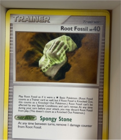 2008 Pokémon DP Legends Awakened #139 Root Fossil — front