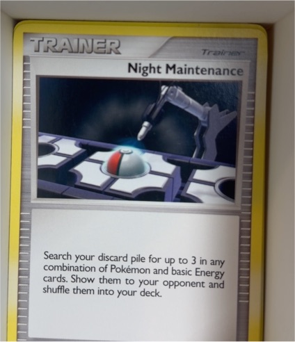 2007 Pokémon Diamond & Pearl Secret Wonders #120 Night Maintenance — front
