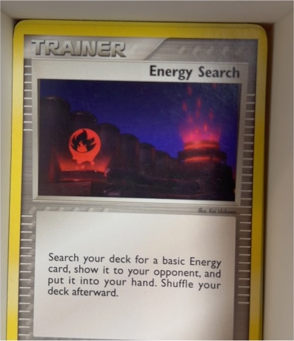 2003 Pokemon EX Ruby and Sapphire #90 Energy Search — front