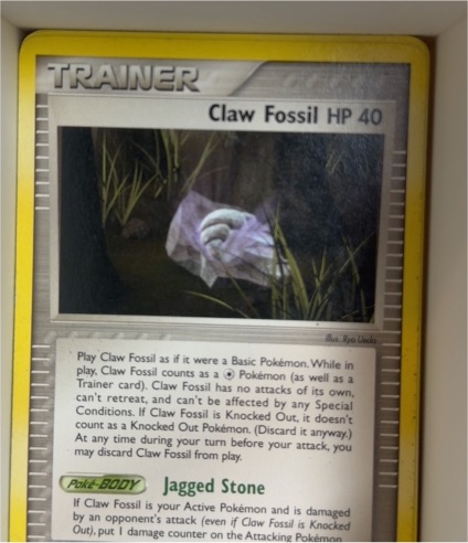 2006 Pokemon EX Holon Phantoms #91 Claw Fossil — front