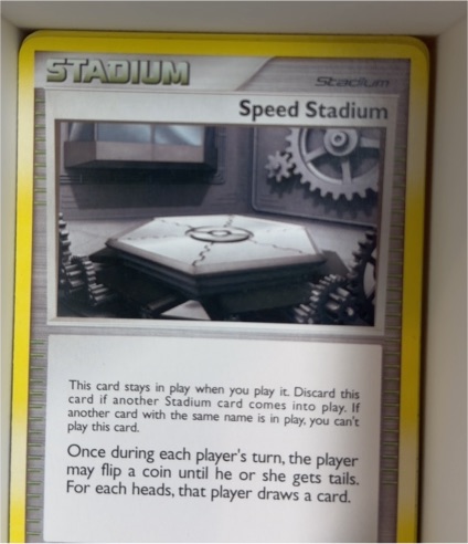 2007 Pokémon Diamond & Pearl #114 Speed Stadium — front