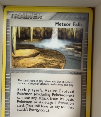 2005 Pokemon EX Deoxys #89 Meteor Falls — front