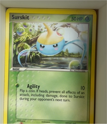 2005 Pokemon EX Deoxys #78 Surskit — front