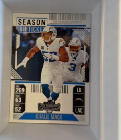 2024 Panini Contenders Season Ticket #57 Khalil Mack — front