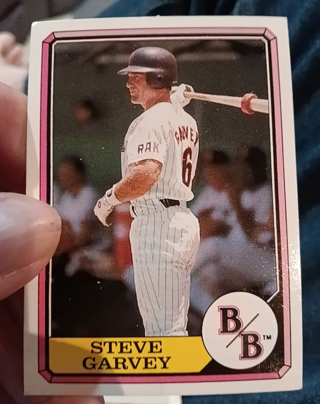 1987 Topps Boardwalk and Baseball #18 Steve Garvey — front