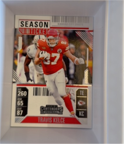 2024 Panini Contenders - Season Ticket #48 Travis Kelce — front