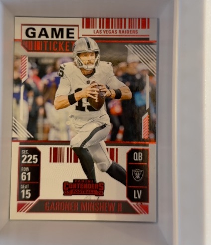 2024 Panini Contenders #53 Gardner Minshew II — front