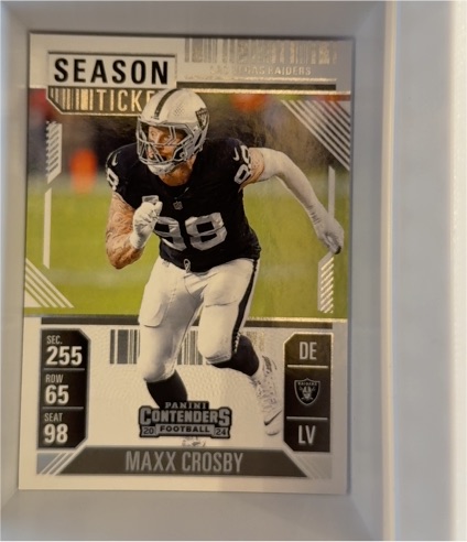 2024 Panini Contenders #52 Maxx Crosby — front