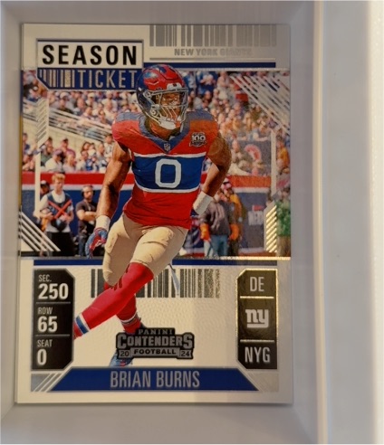 2024 Panini Contenders #74 Brian Burns — front