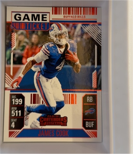 2024 Panini Contenders #10 James Cook — front