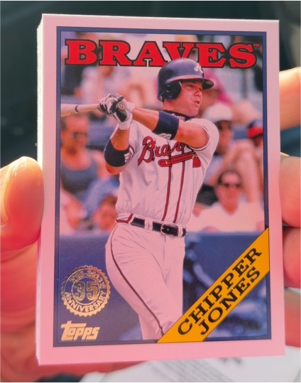 2023 Topps 1988 Topps #T88-27 Chipper Jones — front