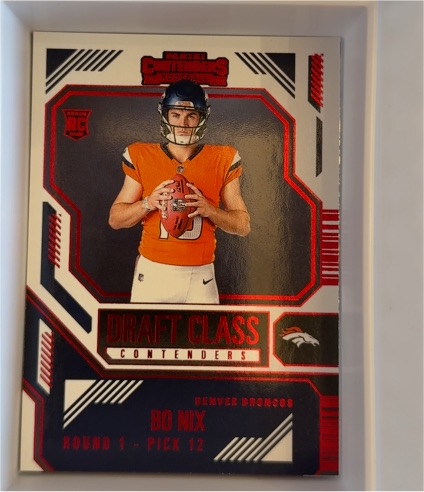 2024 Panini Contenders #23 Bo Nix Draft Class Contenders — front