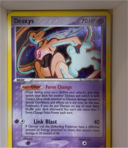 2005 Pokémon EX Deoxys #16 Deoxys — front