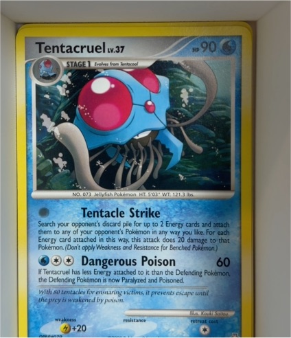 2008 Pokémon Diamond & Pearl Legends Awakened #75 Tentacruel — front
