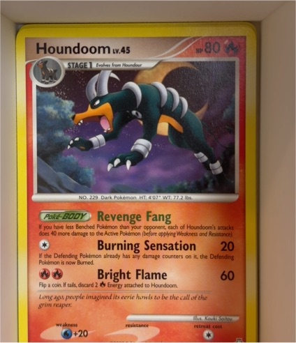 2008 Pokémon Legends Awakened #57 Houndoom — front