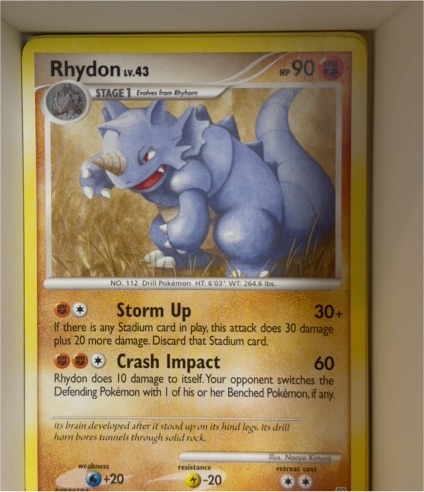 2007 Diamond & Pearl #60 Rhydon — front