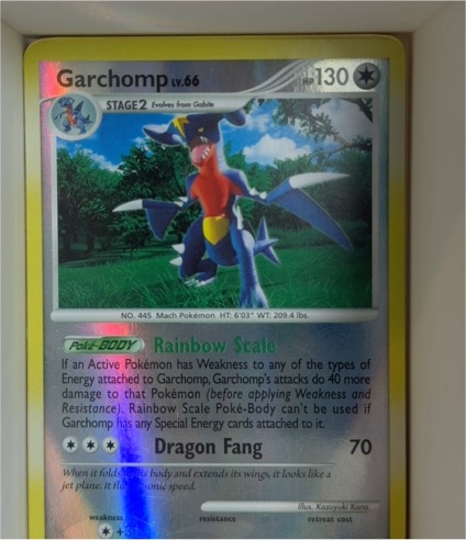 2007 Pokémon Mysterious Treasures #9 Garchomp — front