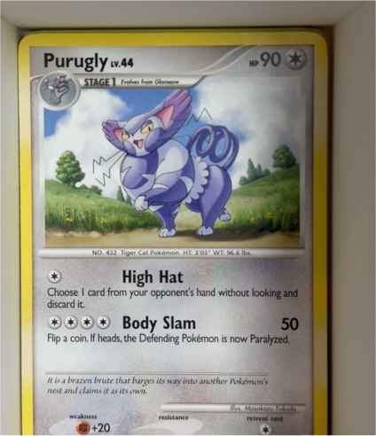2007 Pokémon Diamond & Pearl #36 Purugly — front