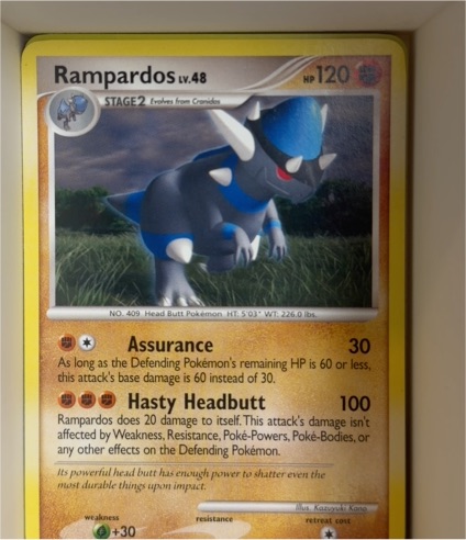 2007 Mysterious Treasures #33 Rampardos — front