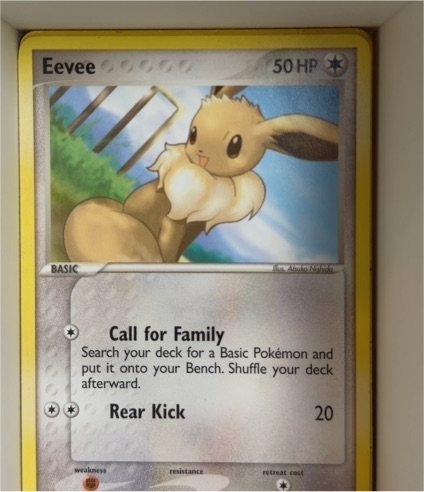 2005 EX Delta Species #69 Eevee — front