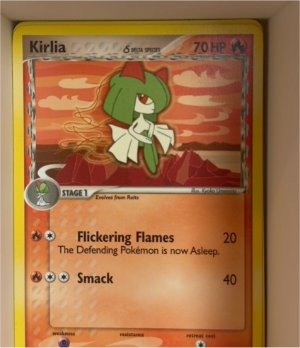 2006 Pokémon EX Dragon Frontiers #33 Kirlia — front