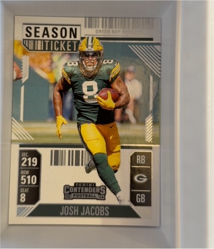 2024 Panini Contenders Season Ticket #35 Josh Jacobs — front