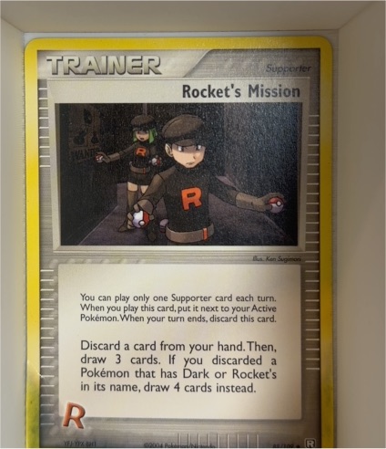 2004 Pokemon EX Team Rocket Returns #88 Rocket's Mission — front