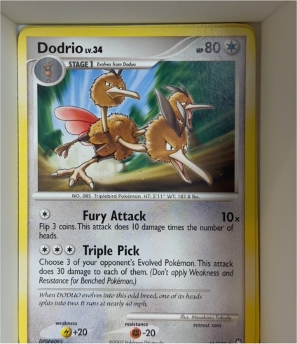 2007 Pokémon Diamond & Pearl Mysterious Treasures #46 Dodrio — front