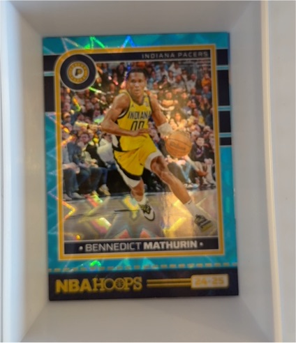 2024-25 Panini NBA Hoops #24 Bennedict Mathurin — front