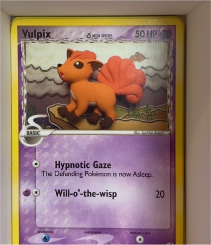 2006 EX Dragon Frontiers #70 Vulpix (Delta Species) — front