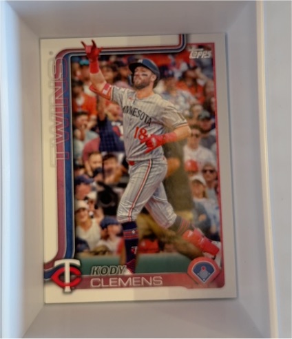 2025 Topps Update #US208 Kody Clemens — front