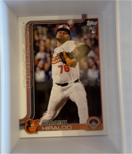 2025 Topps Update #US210 Yaramil Hiraldo — front
