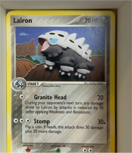 2007 Pokémon EX Power Keepers #32 Lairon — front