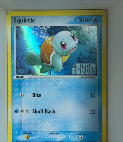 2006 Pokémon EX Crystal Guardians #63 Squirtle — front