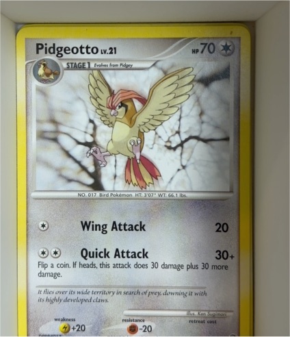 2007 Pokémon Diamond & Pearl Secret Wonders #58 Pidgeotto — front
