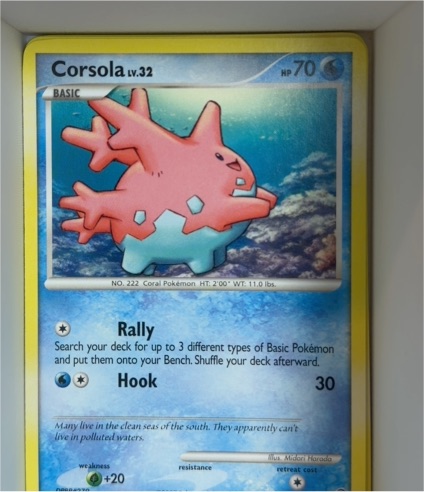 2007 Pokémon Secret Wonders #84 Corsola — front
