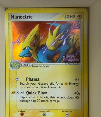 2006 Pokemon EX Holon Phantoms #46 Manectric — front