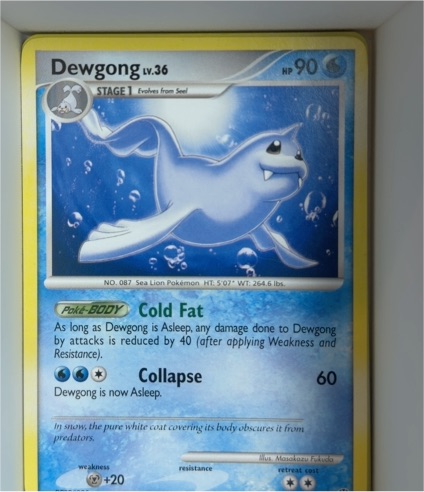 2007 Pokémon Mysterious Treasures #45 Dewgong — front
