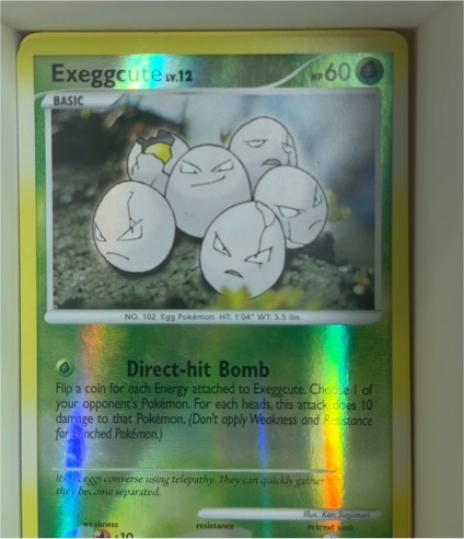 2007 Pokémon Mysterious Treasures #82 Exeggcute — front