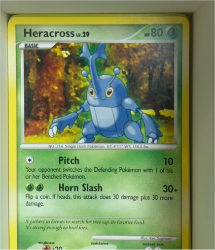 2007 Pokémon Diamond & Pearl #28 Heracross — front