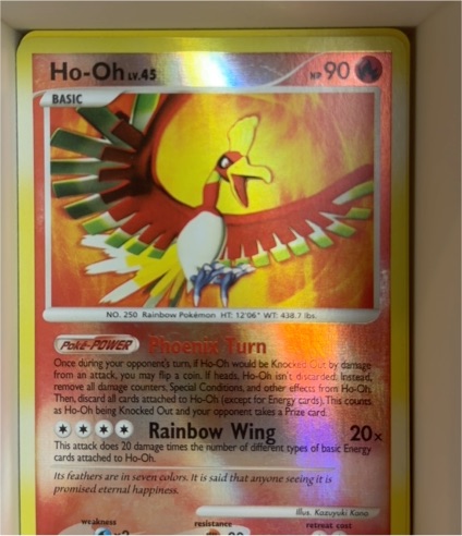 2007 Pokémon Secret Wonders #10 Ho-Oh — front