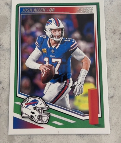 2025 Panini Score #159 Josh Allen — front