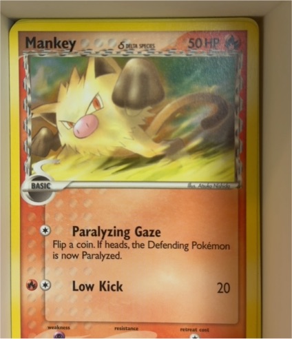 2006 Pokemon EX Holon Phantoms #70 Mankey — front